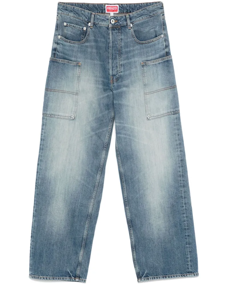 Kenzo Monkey Jeans - Blau Blau