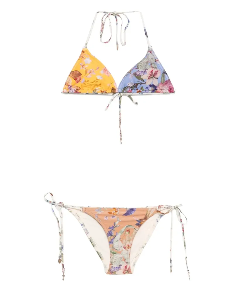 Zimmermann Patience triangle bikini - Nude Nude