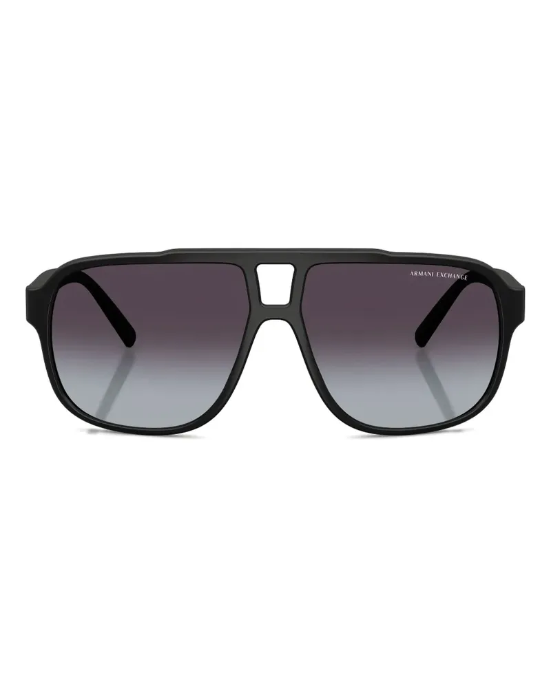Armani Exchange Getönte Pilotenbrille - Schwarz Schwarz