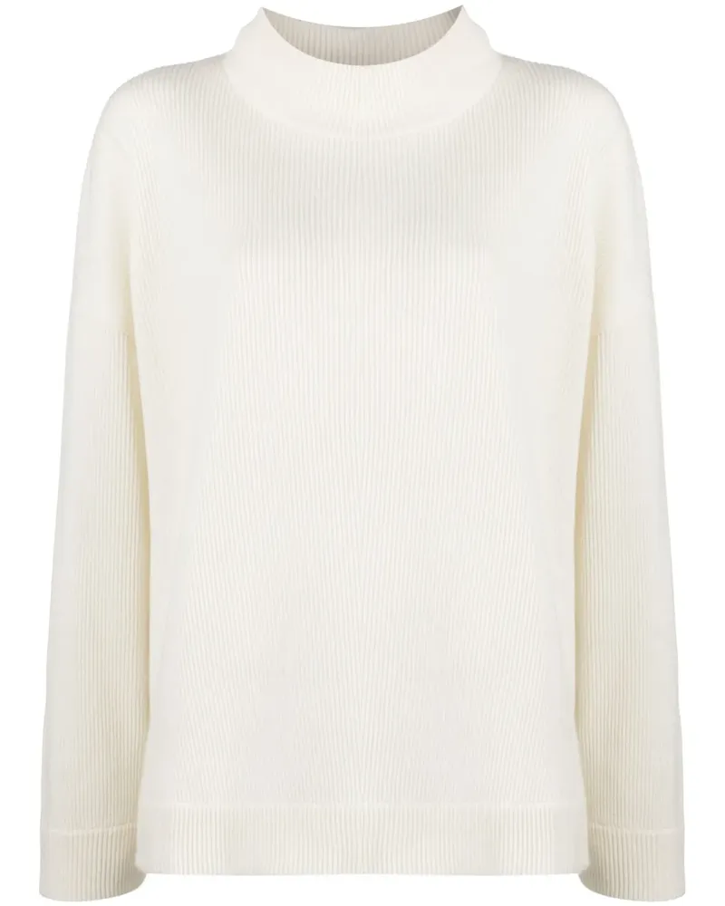 Brunello Cucinelli Kaschmirpullover mit Stehkragen - Nude Nude