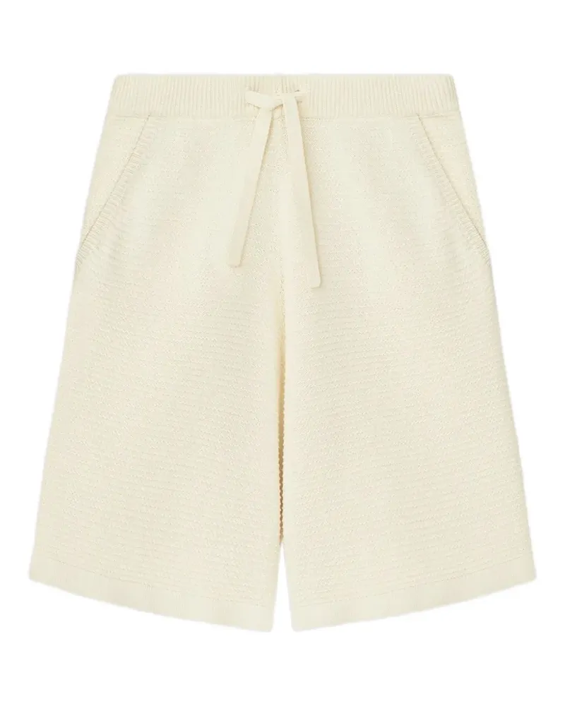 Nanushka Fico drawstring knitted shorts - Nude Nude