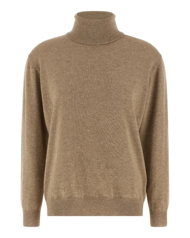 Brunello Cucinelli cashmere roll-neck sweater - Nude Nude