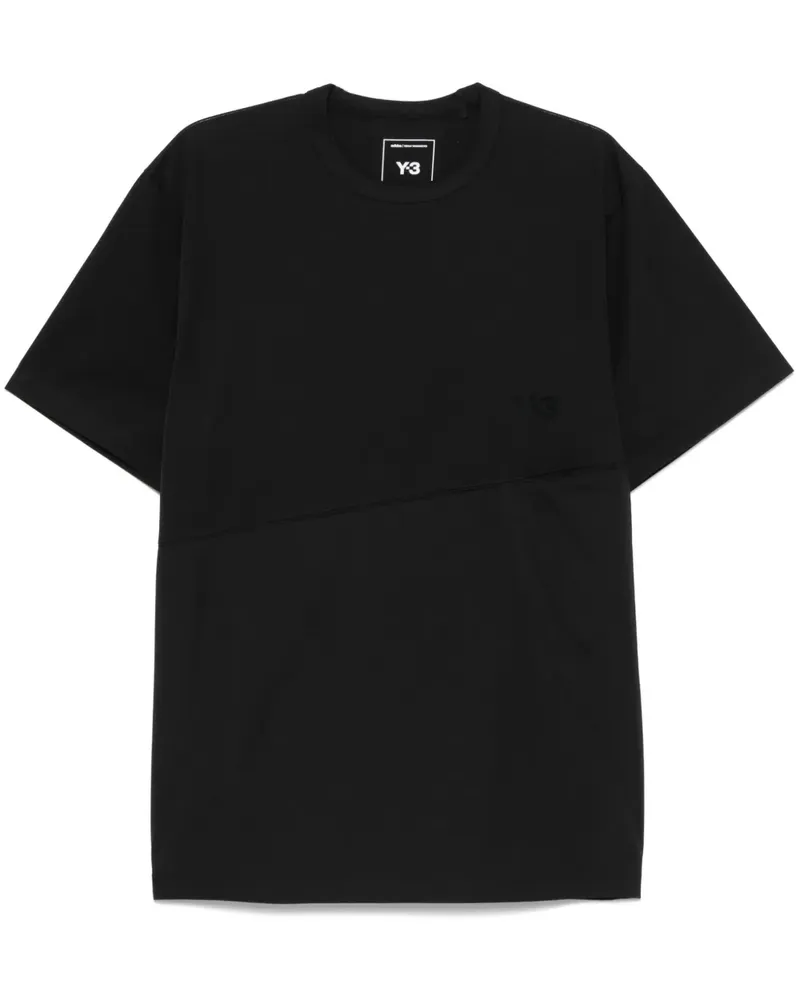 Y-3 T-Shirt mit Schlitz - Schwarz Schwarz