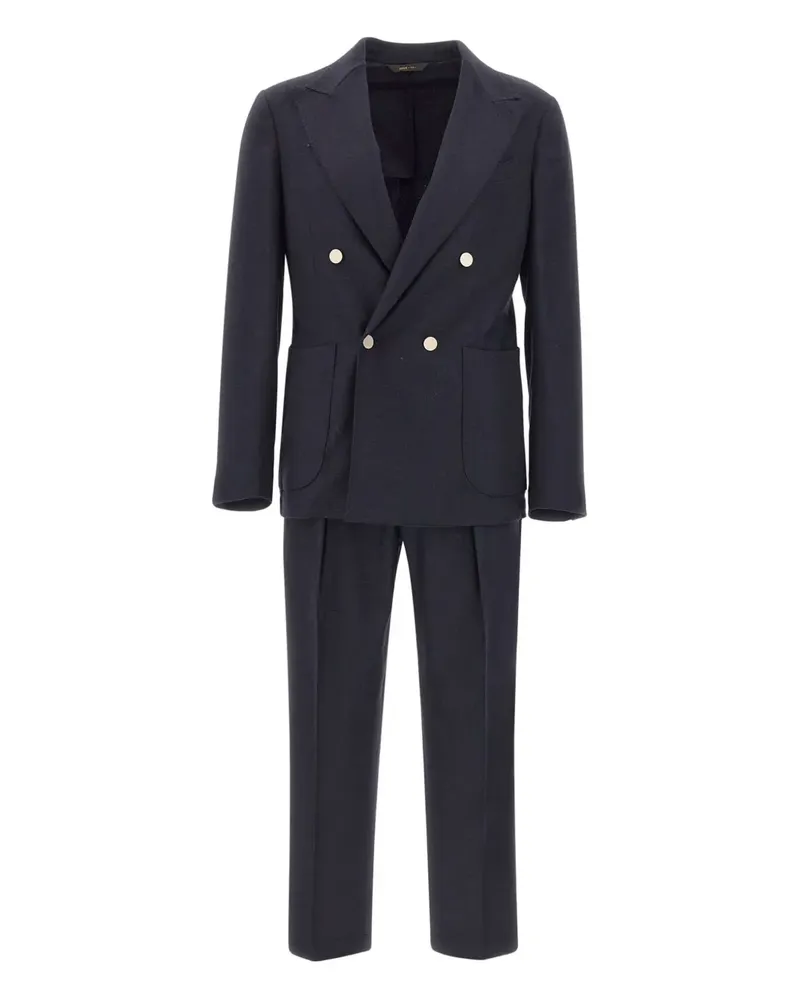 Briglia 1949 double-breasted Bolgheri suit - Blau Blau