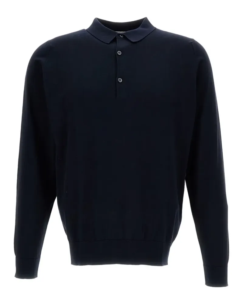 John Smedley Bradwell polo shirt - Blau Blau
