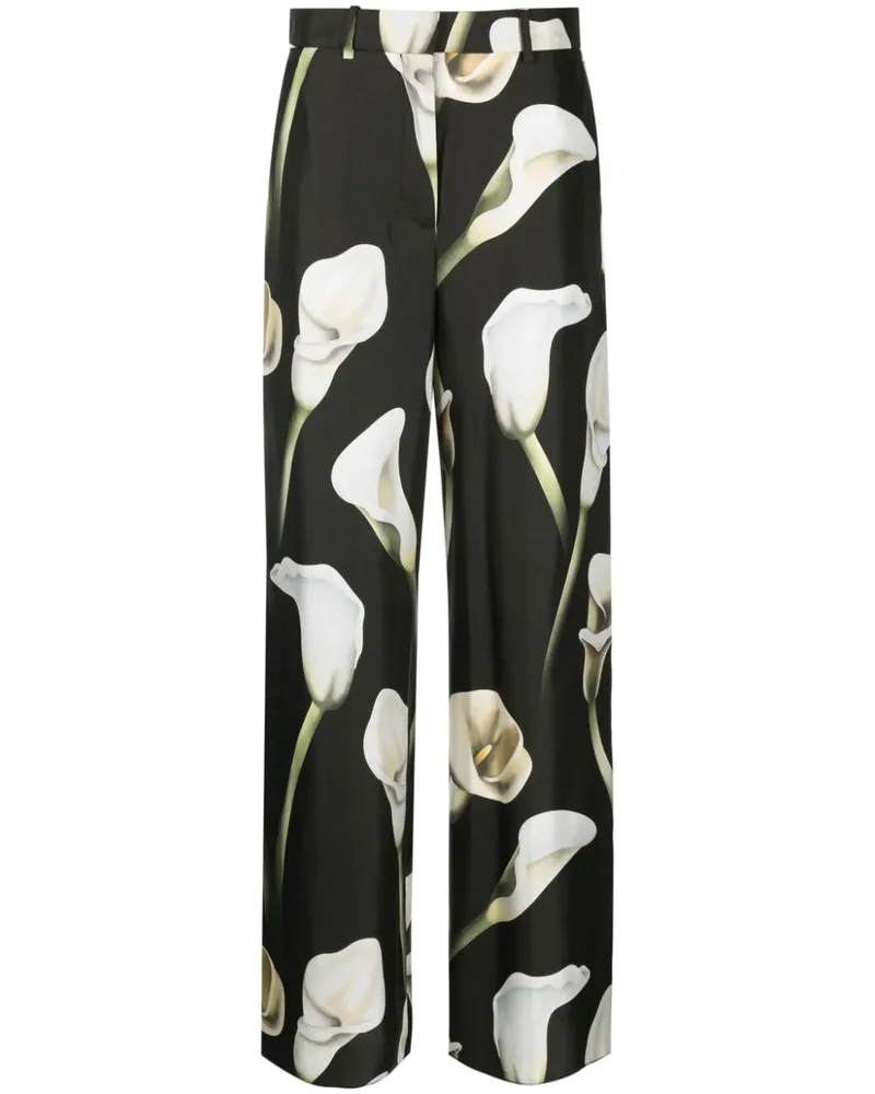 Lanvin Calla Lily Seidenhemd - Grün Grün