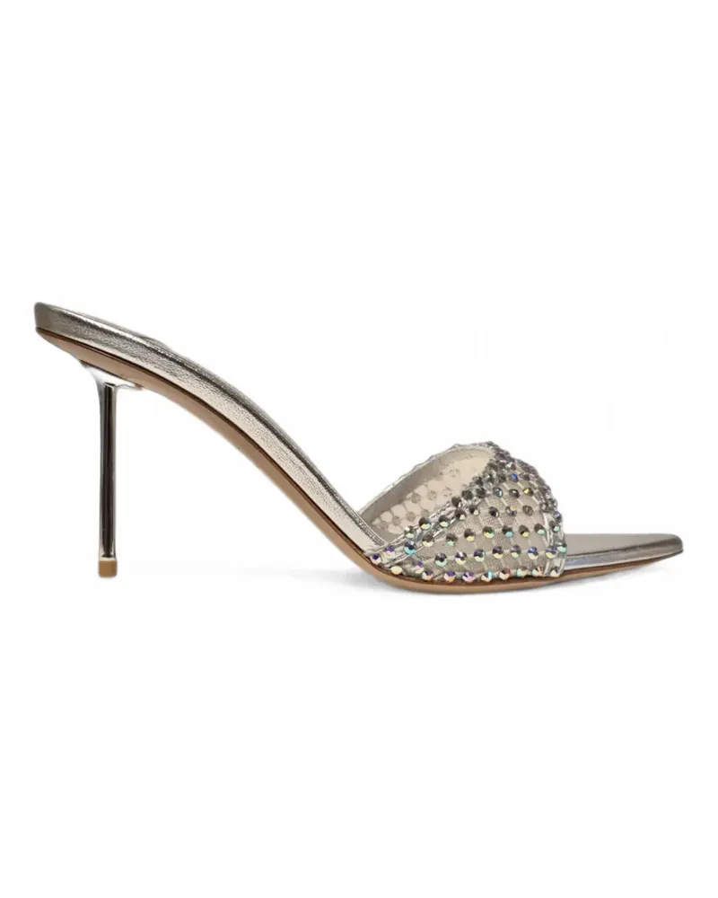 Le Silla Gilda Sandalen mit spitzer Kappe - Silber Silber