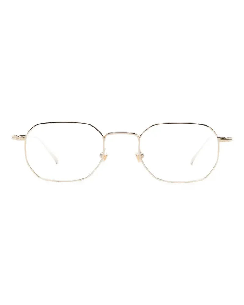 Montblanc Brille mit geometrischem Gestell - Gold Gold