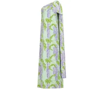 Kleid mit Wisteria-Print