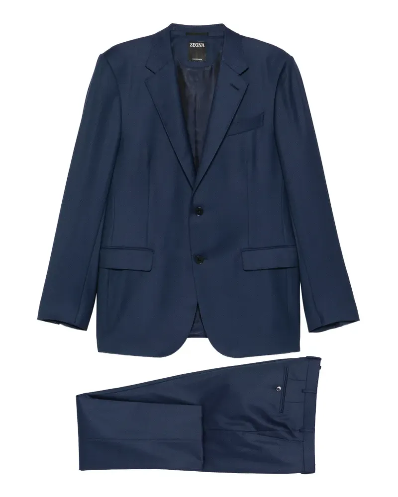 Ermenegildo Zegna buttoned suit - Blau Blau