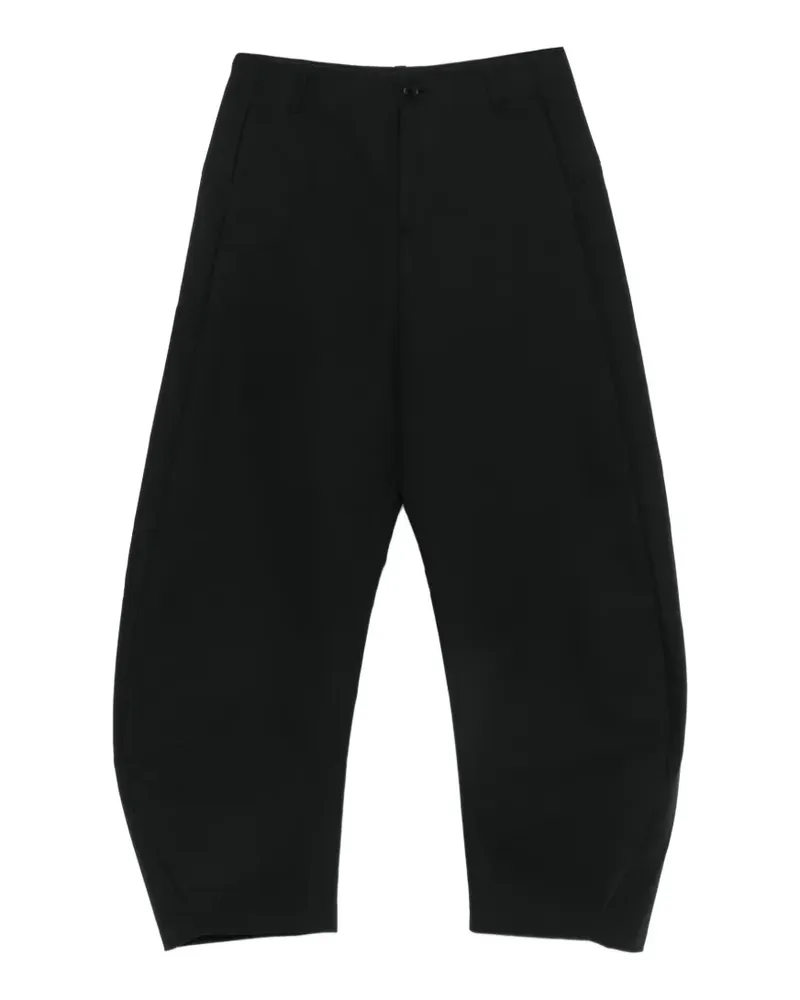 AMOMENTO curved-seam trousers - Schwarz Schwarz