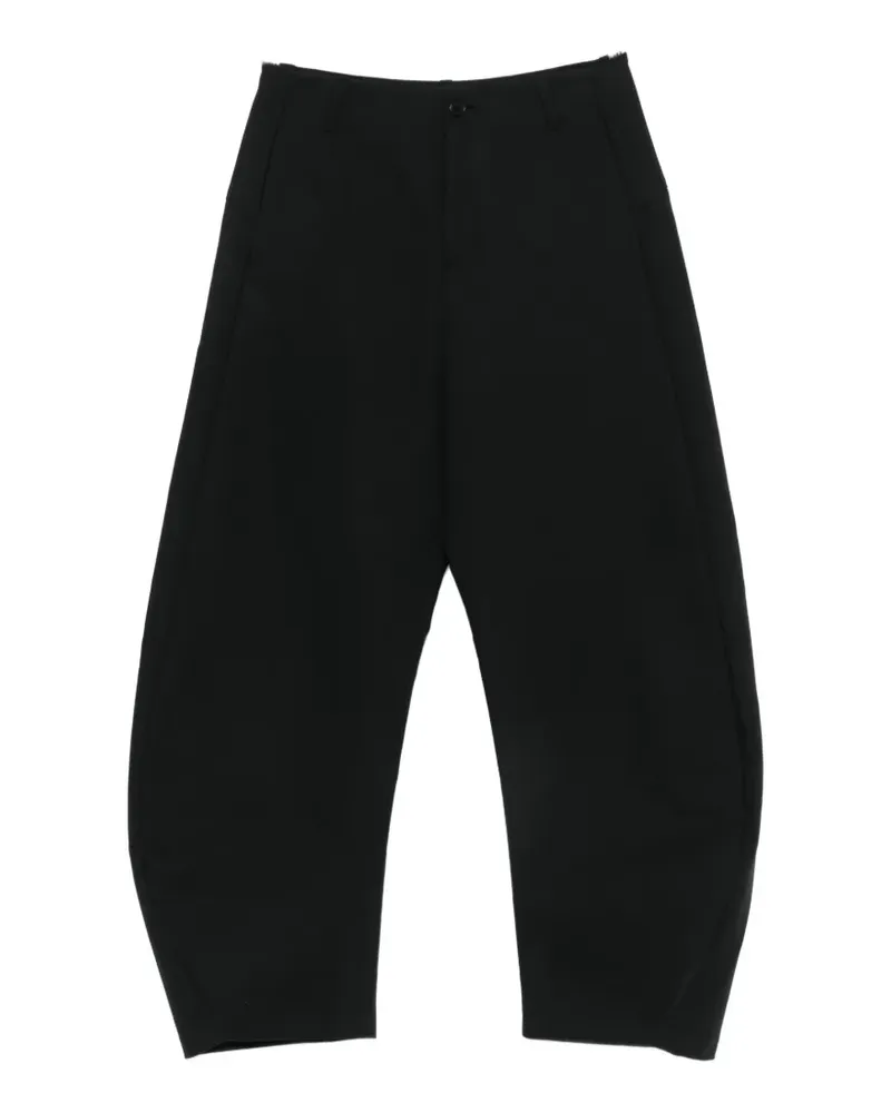 AMOMENTO curved-seam trousers - Schwarz Schwarz