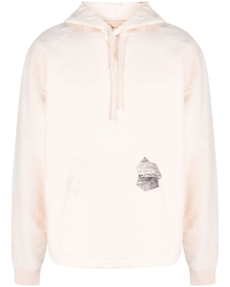 Objects IV Life Hoodie aus Bio-Baumwolle mit Logo Nude