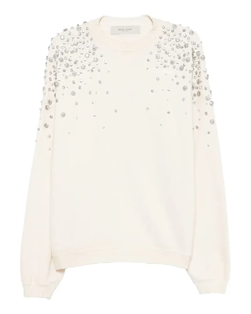 Golden Goose embellished sweatshirt - Nude Nude