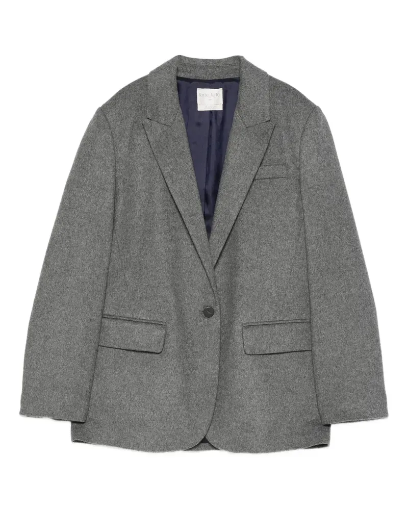 forte_forte Blazer mit steigendem Revers - Grau Grau