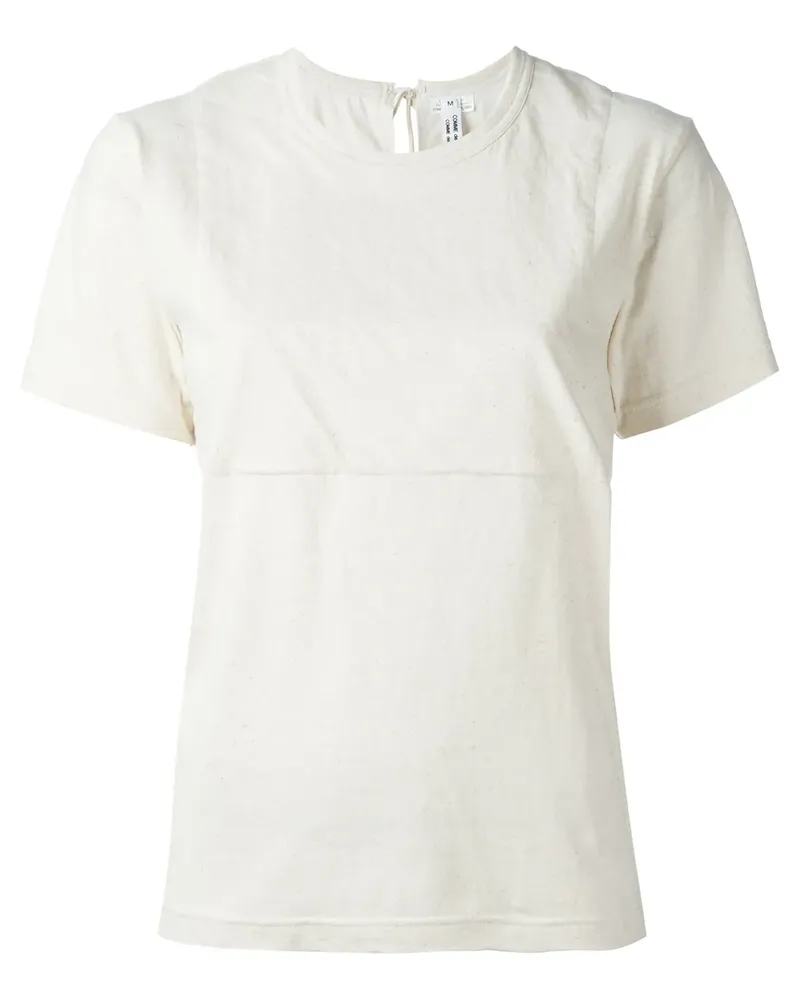 Comme des Garçons T-Shirt mit rundem Ausschnitt - Nude Nude