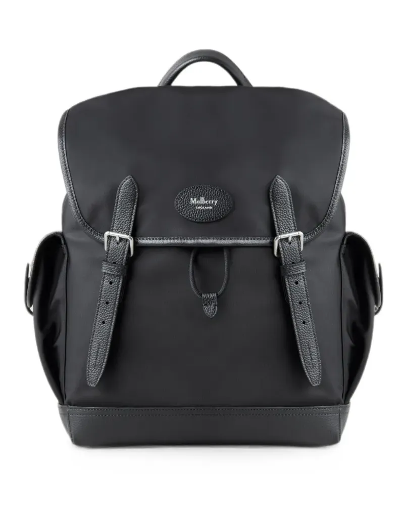 Mulberry Heritage buckle-fastening backpack - Schwarz Schwarz