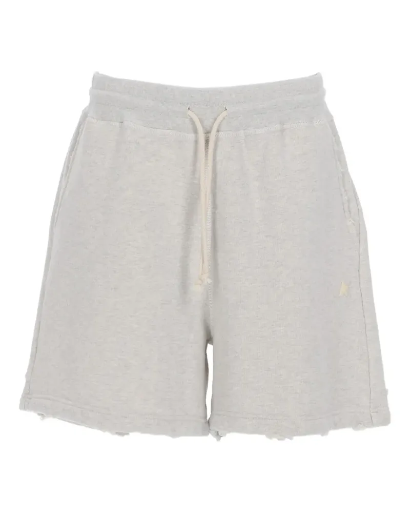 Golden Goose drawstring frayed shorts - Grau Grau