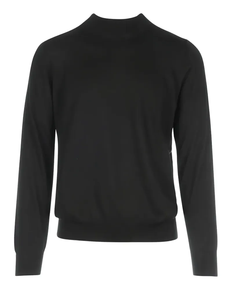 Gran Sasso Pullover mit Stehkragen - Schwarz Schwarz