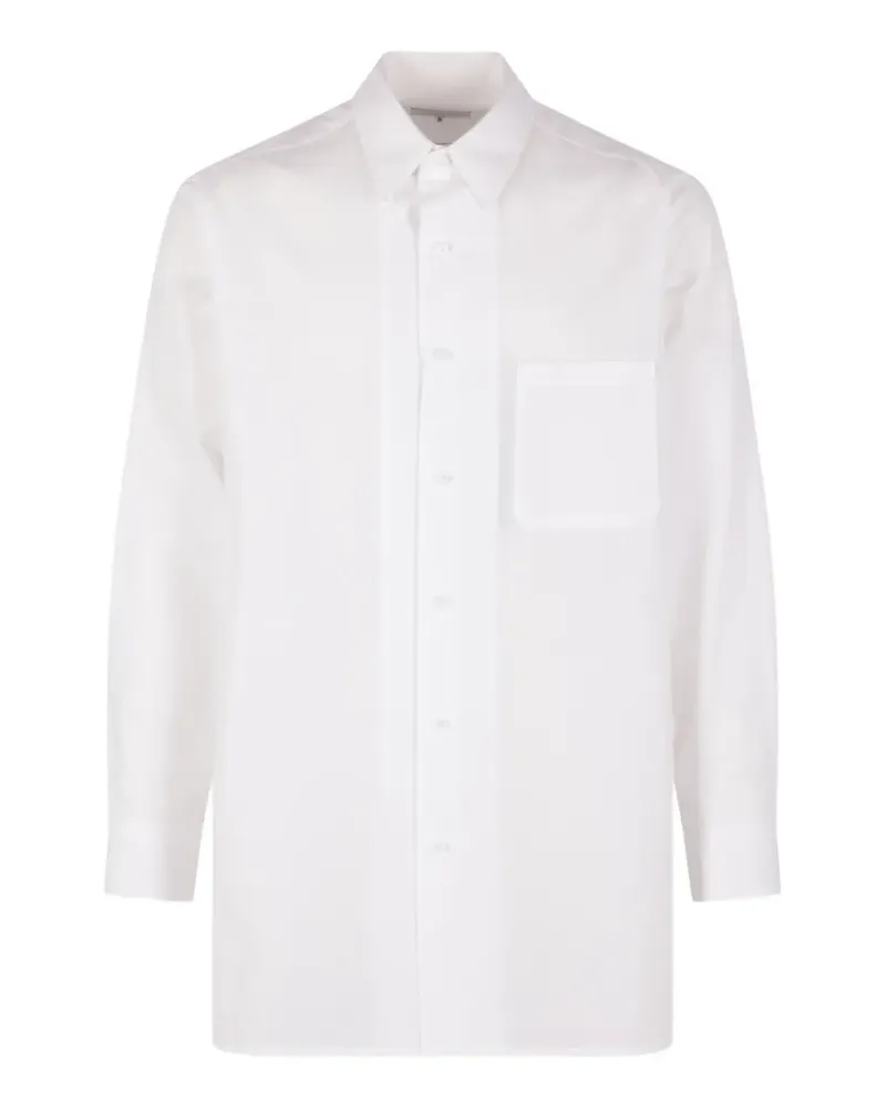 Yohji Yamamoto Hemd mit Brusttaschen - Weiß Weiß