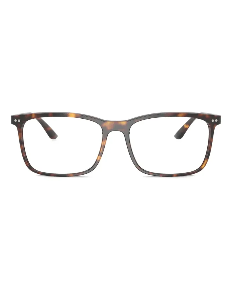 Giorgio Armani Eckige Brille - Braun Braun
