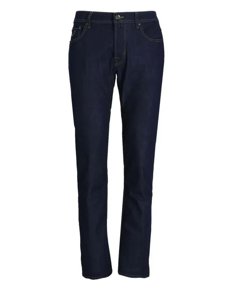 Jacob Cohën Jeans mit Kontrastnähten - Blau Blau
