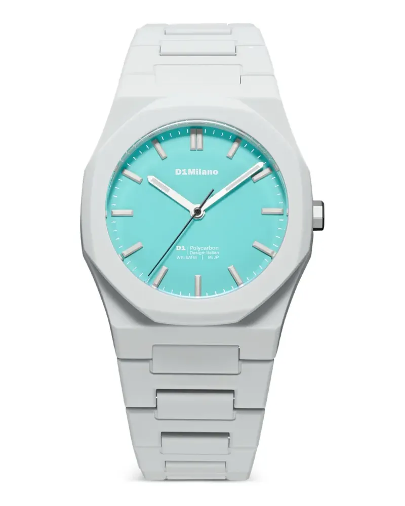 D1 Milano Polycarbon Armbanduhr 40,5mm - Blau Blau