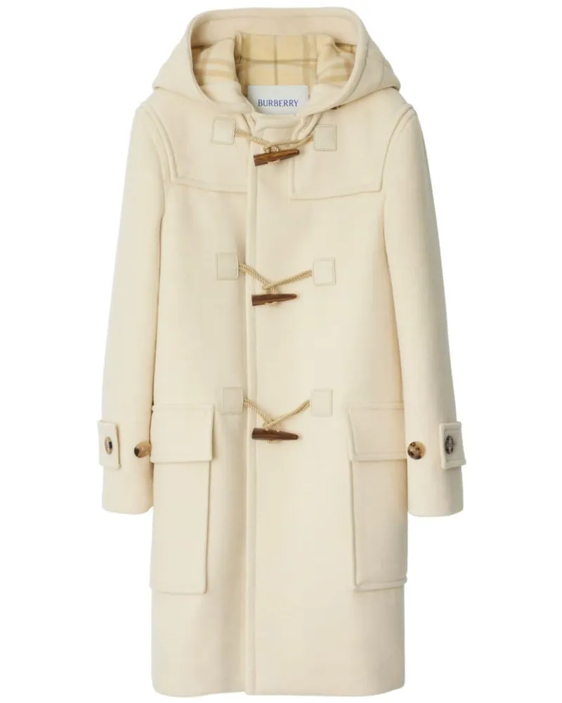 Burberry Dufflecoat mit Kapuze - Nude Nude