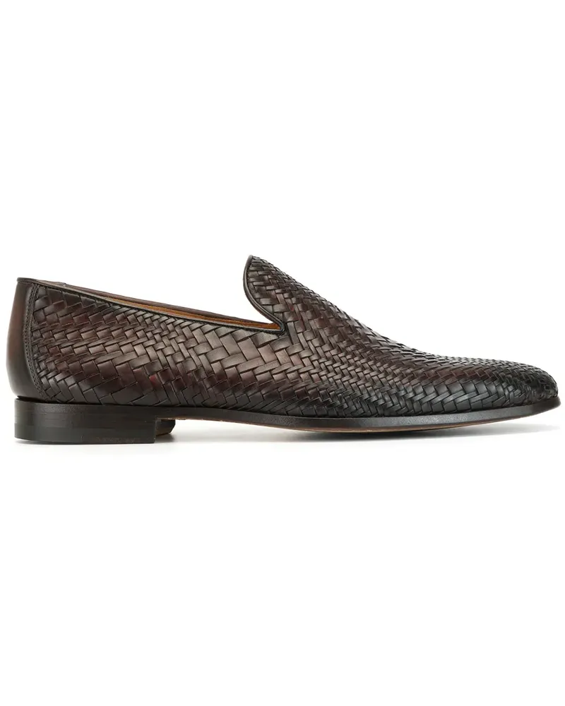 Magnanni Loafer mit Webmuster - Braun Braun