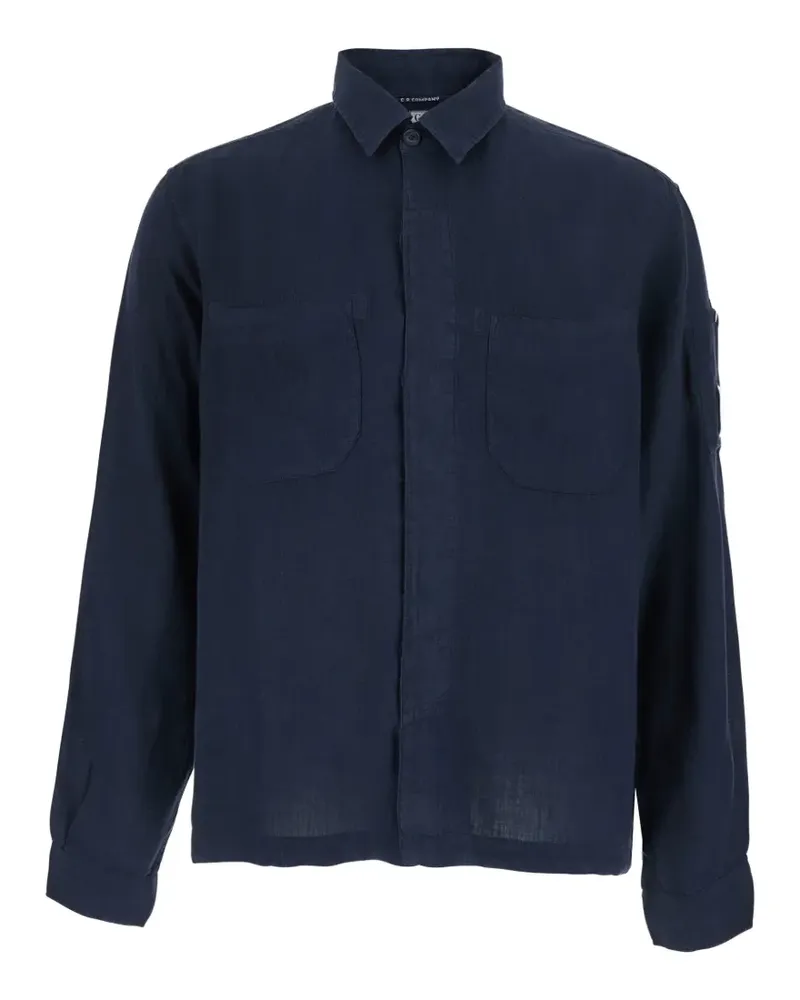 C.P. Company linen shirt - Blau Blau