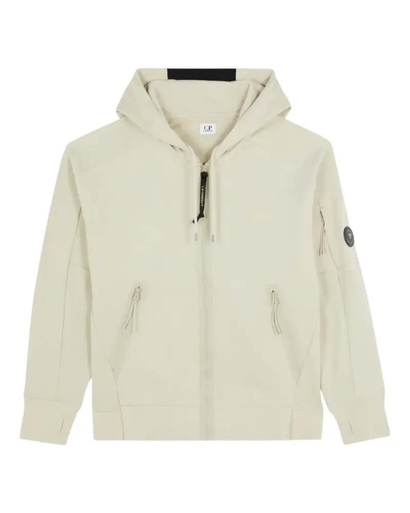C.P. Company Kapuzenjacke mit Linsen-Detail - Nude Nude