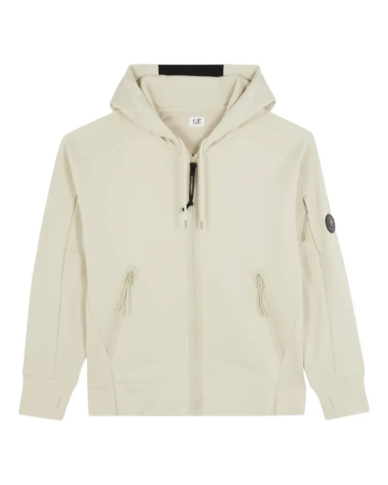 C.P. Company Kapuzenjacke mit Linsen-Detail - Nude Nude