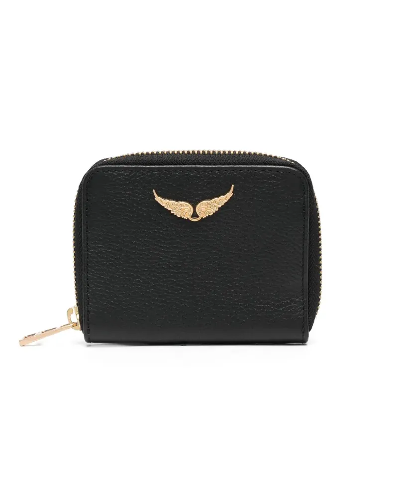 Zadig & Voltaire Kleines ZV Portemonnaie - Schwarz Schwarz