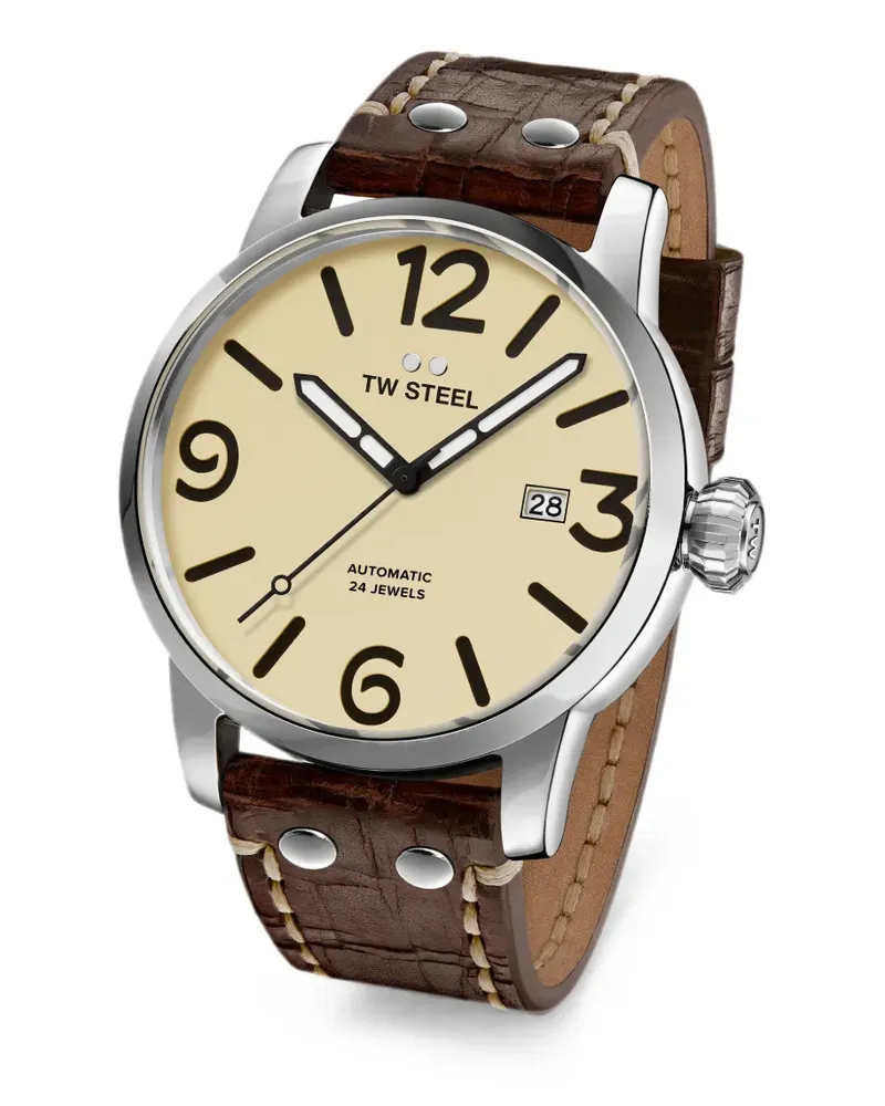 TW Steel Maverick Armbanduhr 48mm - Nude Nude