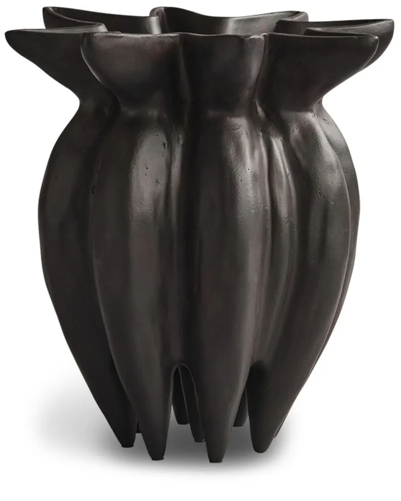 101 Copenhagen Lotus Vase aus Keramik (35cm x 32cm) - Braun Braun