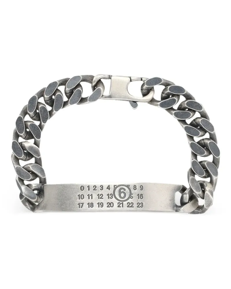 Maison Margiela Panzerkettenarmband - Silber Silber