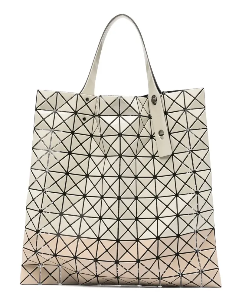 Issey Miyake Geometrisch gemusterter Prism Shopper - Nude Nude