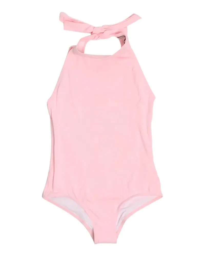 EMILIA WICKSTEAD Neckholder-Badeanzug mit Schleifenverschluss - Rosa Rosa