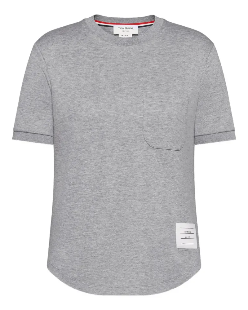 Thom Browne Klassisches T-Shirt - Grau Grau