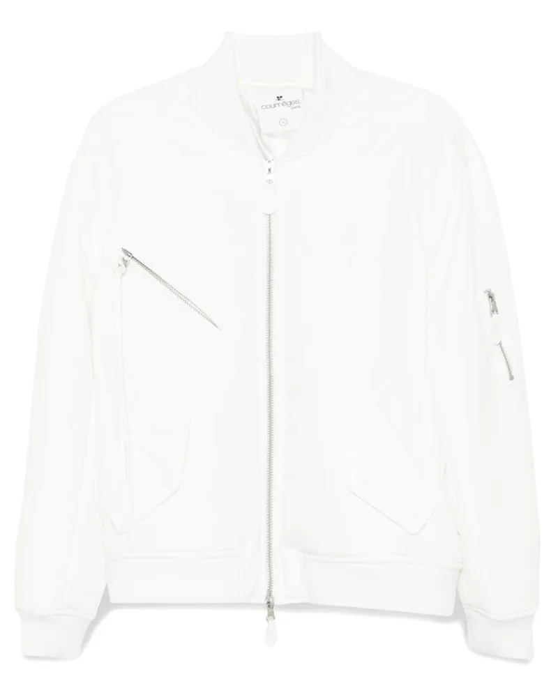 Courrèges Cocoon Bomberjacke Weiß