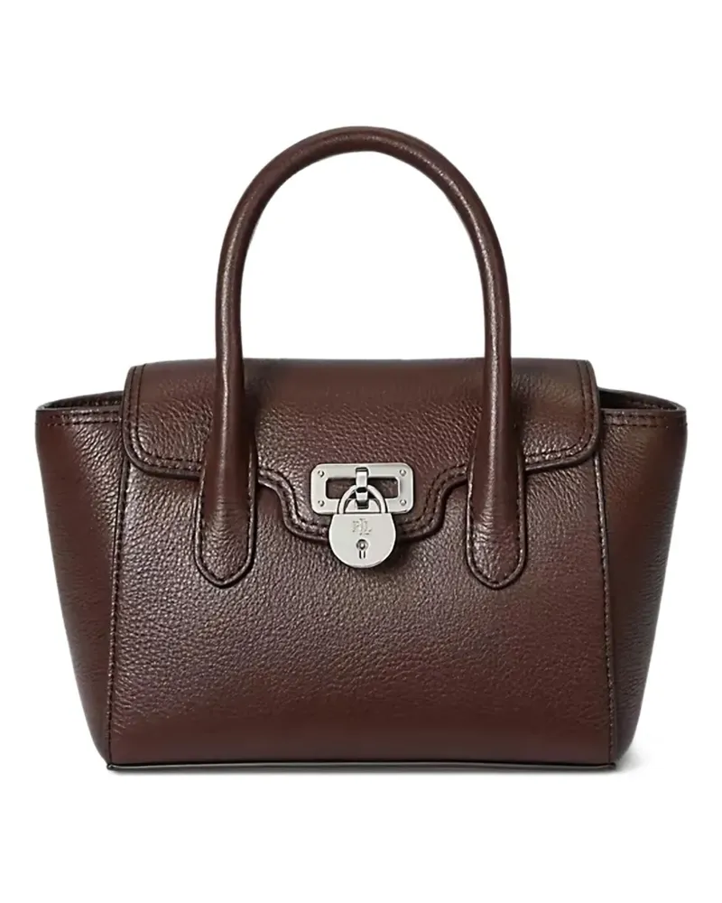 Ralph Lauren Kleine Tanner Satchel-Tasche - Braun Braun