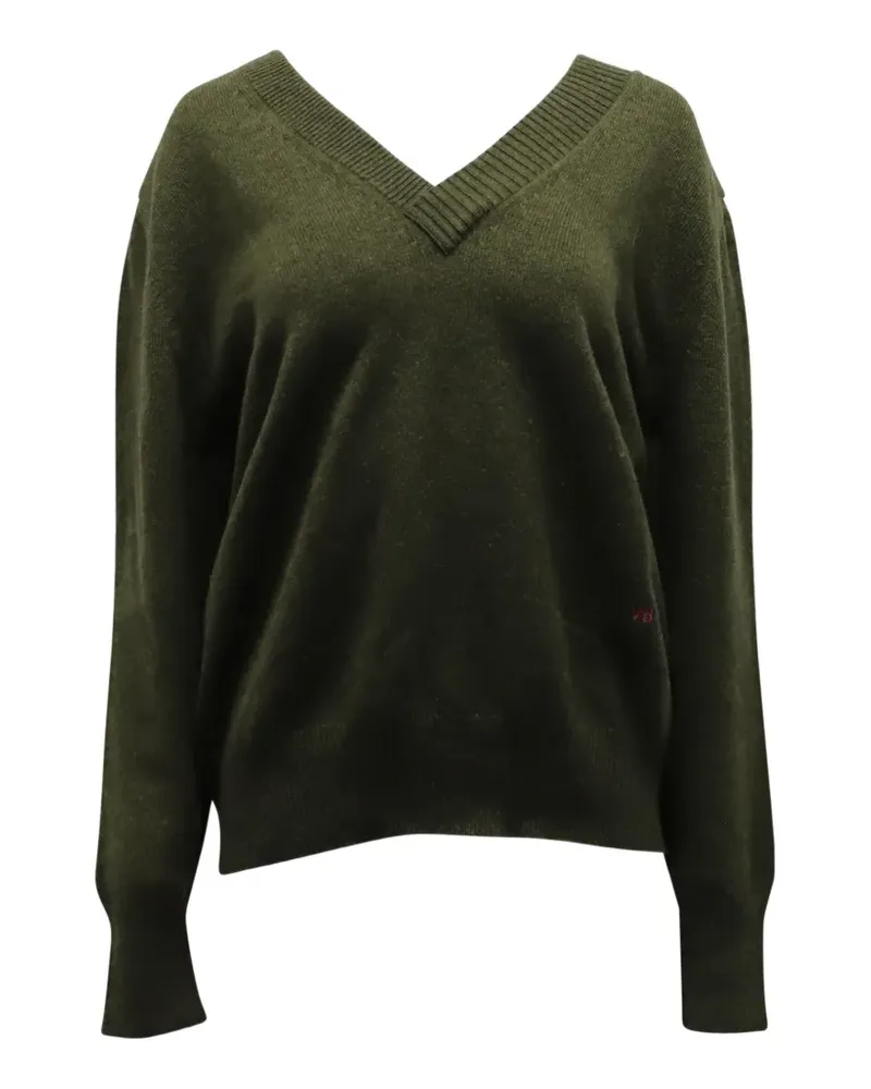Victoria Beckham v-neck cashmere sweater - Grün Grün