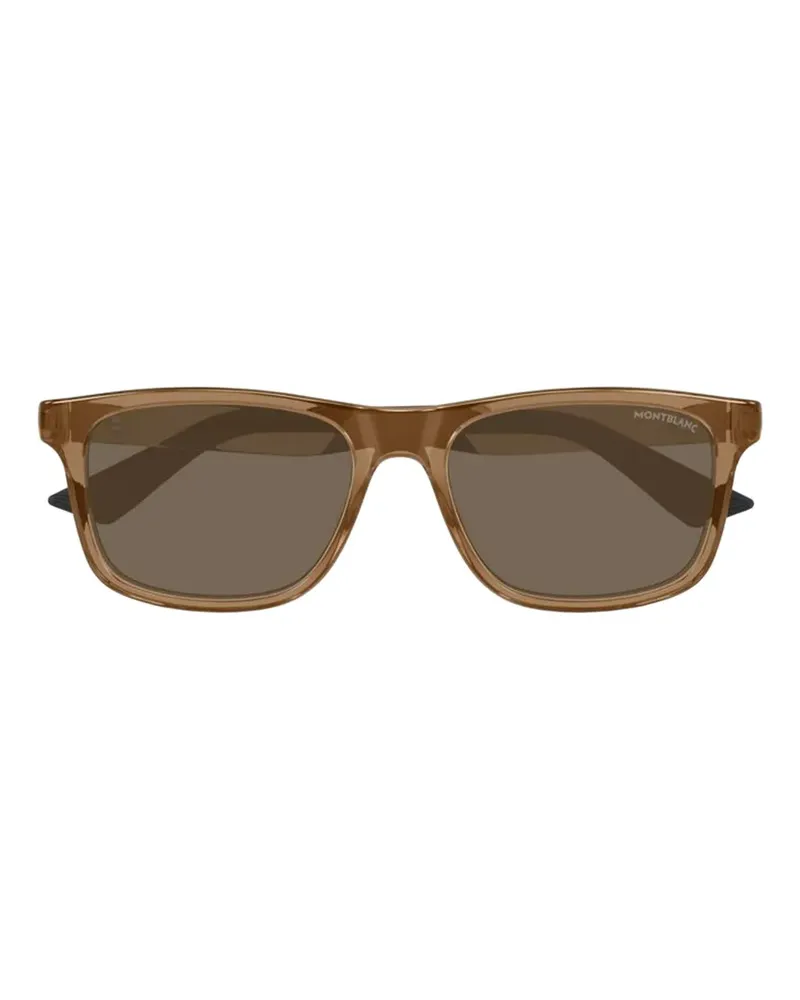 Montblanc square-frame sunglasses - Braun Braun