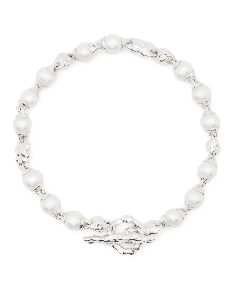 MAOR Armband mit Perlenverzierung - Silber Silber
