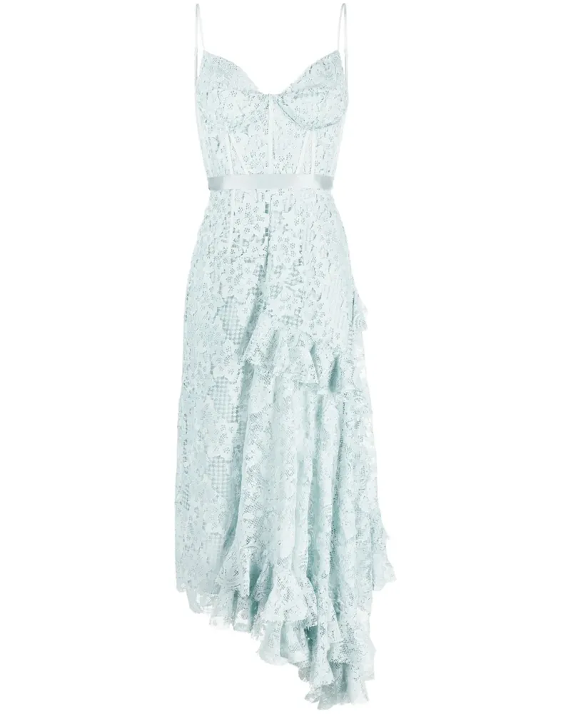 Erdem Melora Spitzenkleid - Blau Blau