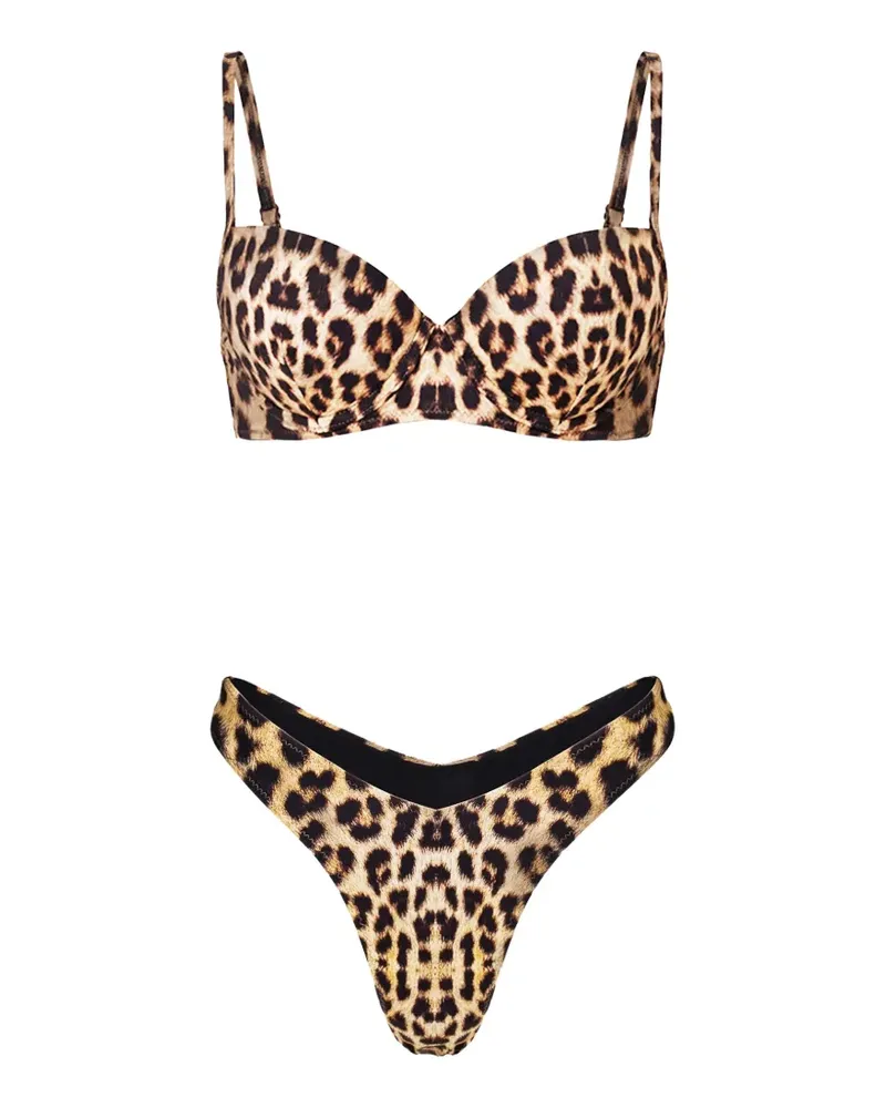 Noire Swimwear Leopard bikini - Nude Nude