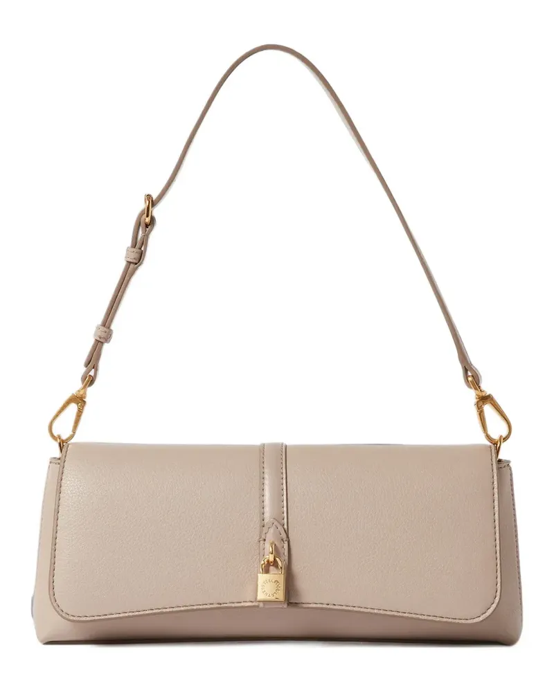 Stella McCartney Ryder Clutch mit Schloss - Nude Nude