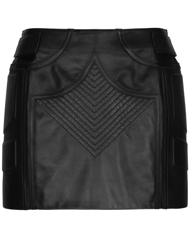 Dolce & Gabbana Klassischer Minirock - Schwarz Schwarz