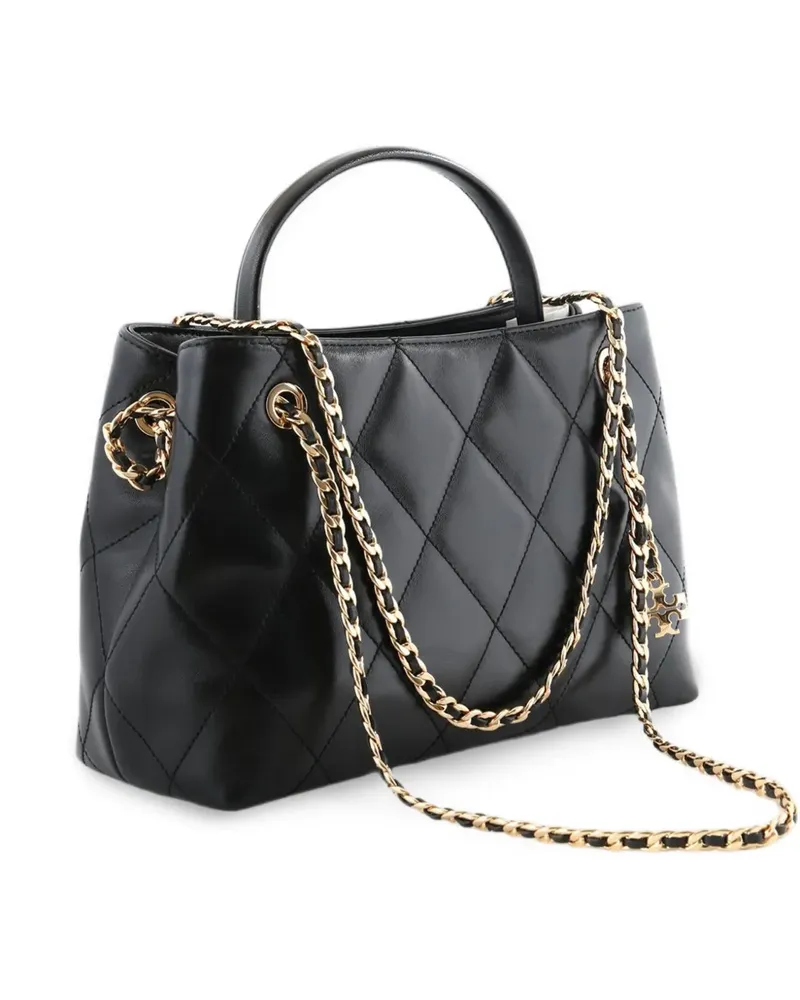 Tory Burch small Fleming carryall bag - Schwarz Schwarz