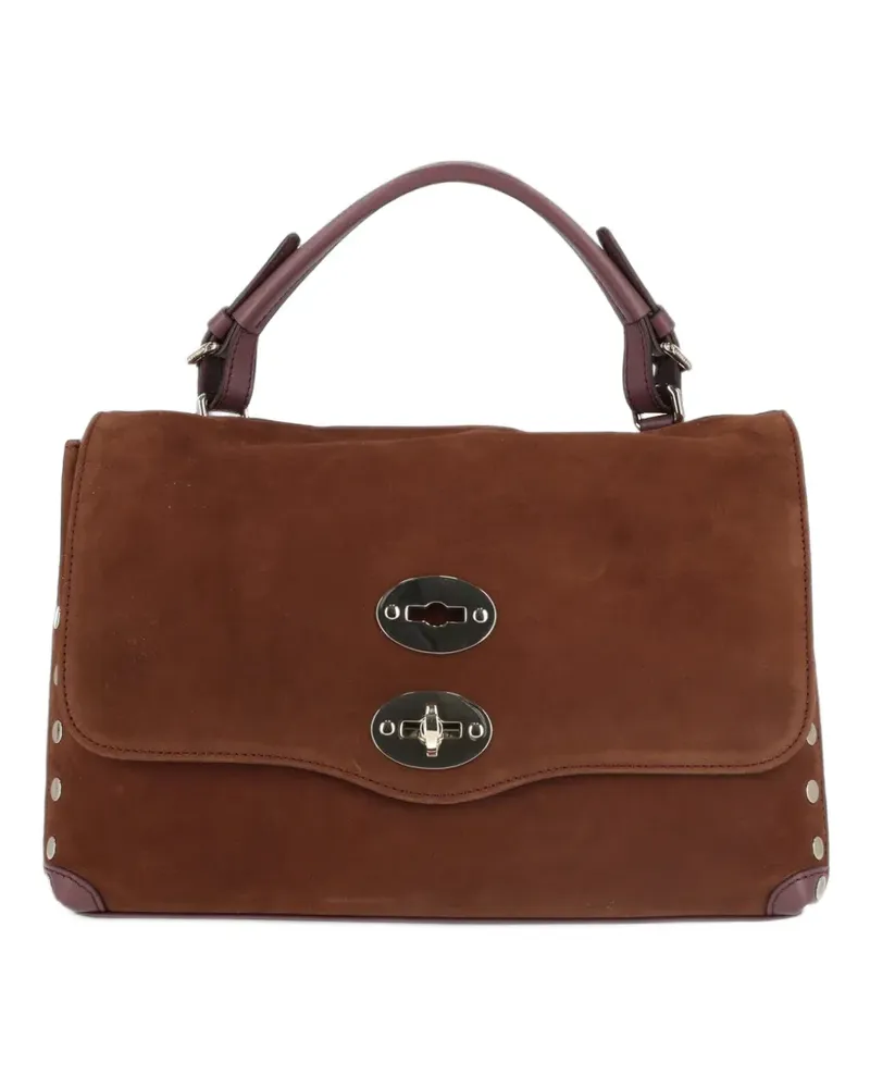 Zanellato Kleine Postina Schultertasche - Braun Braun